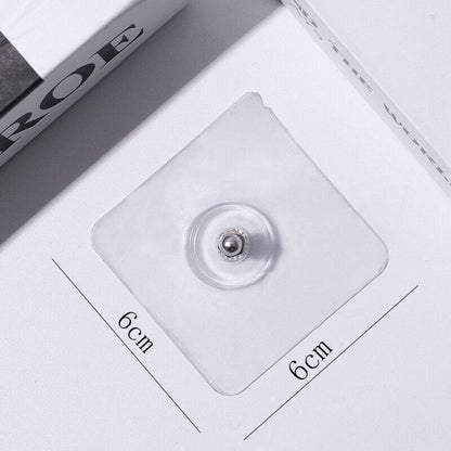 10X Punch-Free Adhesive Wall Hanging Hooks - 6mm - Mekamart Australia