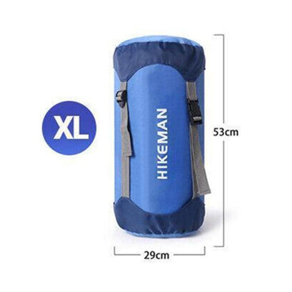 XL Waterproof Compression Stuff Sack Outdoor Camping Storage Bag Sleeping Bag Cover - Orange