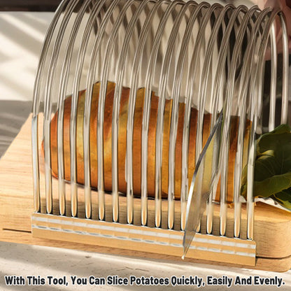 Multifunction Kitchen Bread Toast Slicer Potato Cheese Baking Cutter Divider