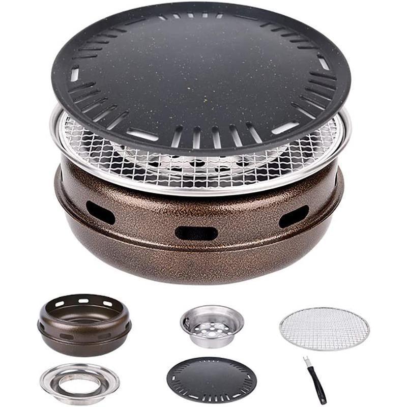 Multifunctional Charcoal Barbecue Grill Household Korean BBQ Grill Port - Mekamart Australia