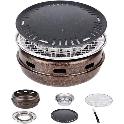 Multifunctional Charcoal Barbecue Grill Household Korean BBQ Grill Port - Mekamart Australia