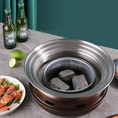 Multifunctional Charcoal Barbecue Grill Household Korean BBQ Grill Port - Mekamart Australia