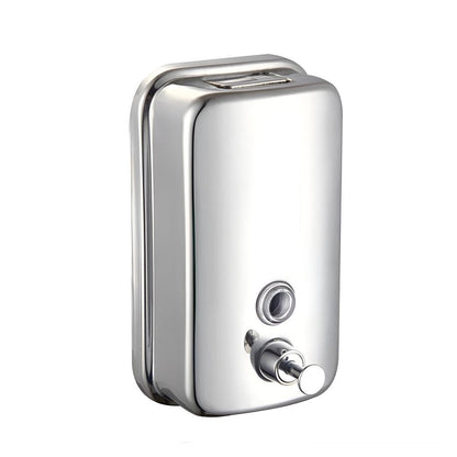 Stainless Steel Wall Mounted Soap Dispenser Hotel Bathroom Sanitizer Bottle - 800ML