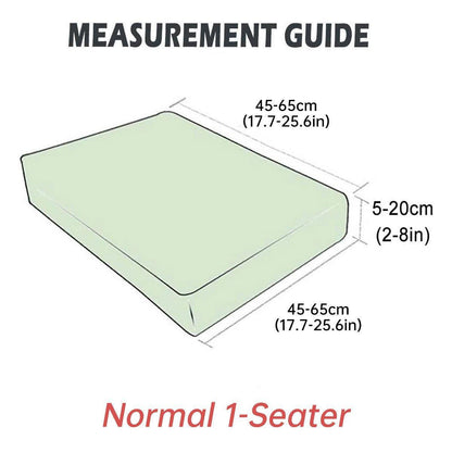 Stretch Sofa Slipcover 4 Seasons Universal Couch Protector Elastic Fabric Cover - Single-Dark-Grey