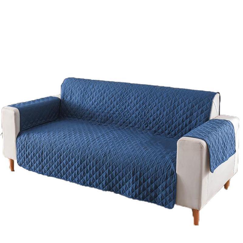 130X195cm Seater Pet Sofa Protector Cover Quilted Couch Covers Lounge Slipcover - Lake Blue