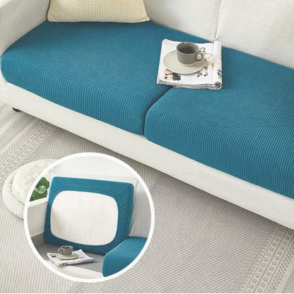 Stretch Sofa Slipcover 4 Seasons Universal Couch Protector Elastic Fabric Cover - Double-Light-Grey