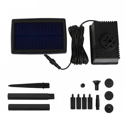 Solar Powered Water Fountain Pump Garden Pond Submersible Filter Fish Tank Kit - Mekamart Australia