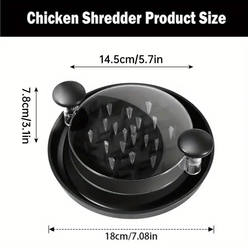 Chicken Breast Shredder Meat Mincer Tear Shredder Handheld Mincing Tool Kitchen - Red