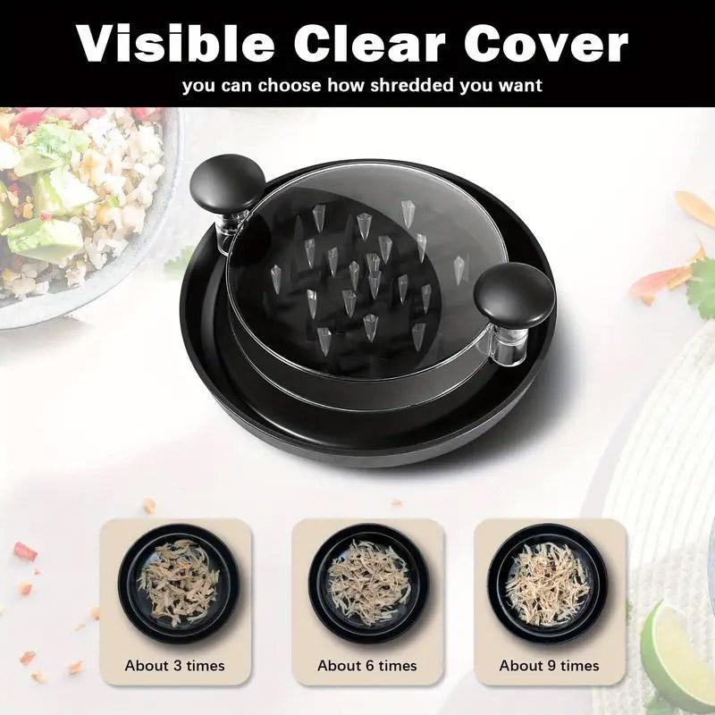 Chicken Breast Shredder Meat Mincer Tear Shredder Handheld Mincing Tool Kitchen - Red