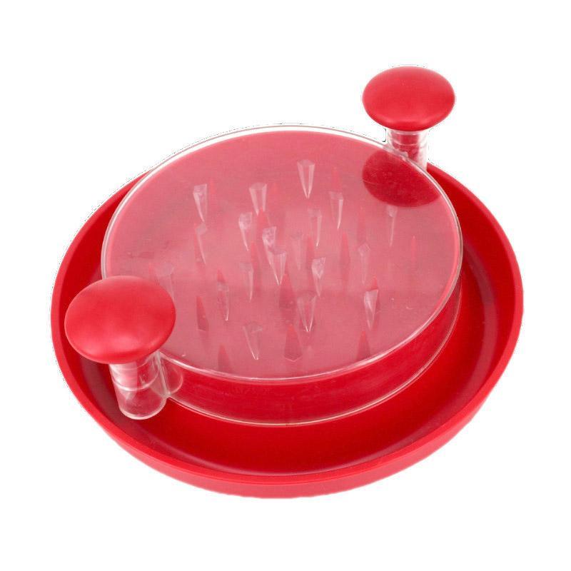 Chicken Breast Shredder Meat Mincer Tear Shredder Handheld Mincing Tool Kitchen - Red