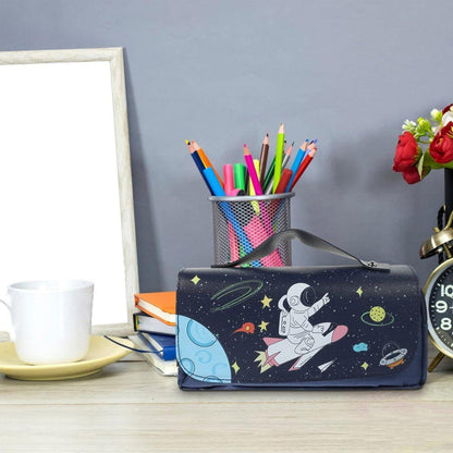 Functional Pencil Case Stationery Bag Pen Holder Storage Organizer for School - 05