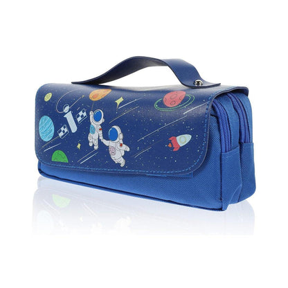 Functional Pencil Case Stationery Bag Pen Holder Storage Organizer for School - 06