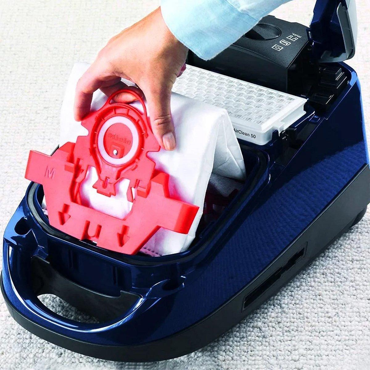 12x Vacuum Cleaner Bags for Miele 3D GN Complete C2 C3 S2 S5 S8 S5211 Models - Red