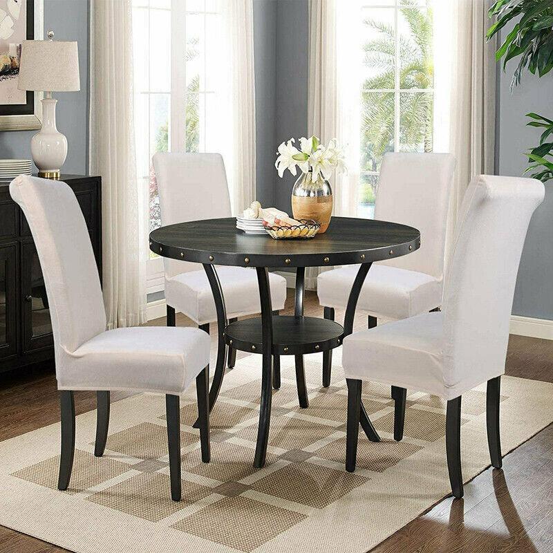 6X Stretch Chair Cover Seat Covers Spandex Washable Banquet Wedding Party Decora - Beige - Mekamart Australia