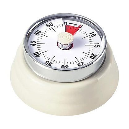 60 Minutes Visual Analog Timer Countdown Clock Time Management Kitchen Tool - Red