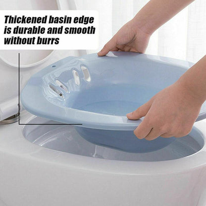 Au Portable Hemorrhoid Therapy Sitz Bath Toilet Bidet Tub For Pregnant Patientau - Blue
