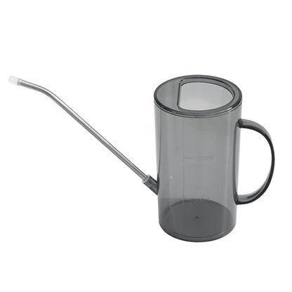 Watering Can Long Spout For Indoor Outdoor Garden Potted Plants Flowers Use - Grey