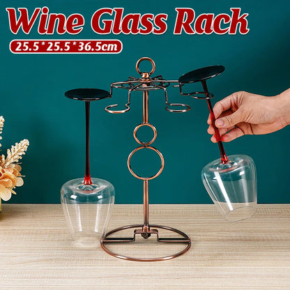 Wine Glass Rack Countertop Freestanding Stemware Rack Wine Glass Stand Racks - Mekamart Australia
