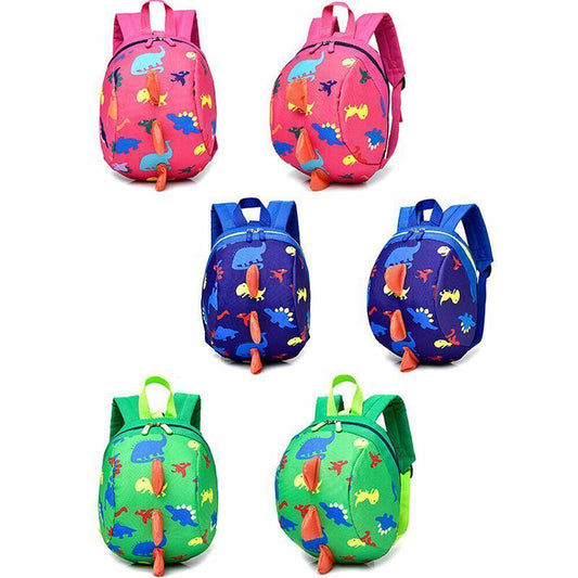Kids Safety Harness Backpack Toddler Leash Dinosaur Bag Child Anti Lost - Green - Mekamart Australia