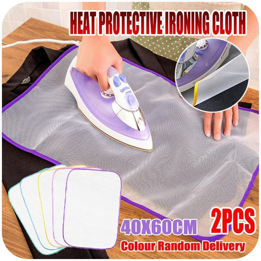 2PCS Heat Protective Ironing Cloth Protective Ironing Mattress Mesh Pressing Pad