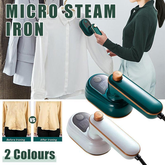 Portable Micro Steam Iron Garment Handheld Mini Clothes Ironing Machine - White - Mekamart Australia