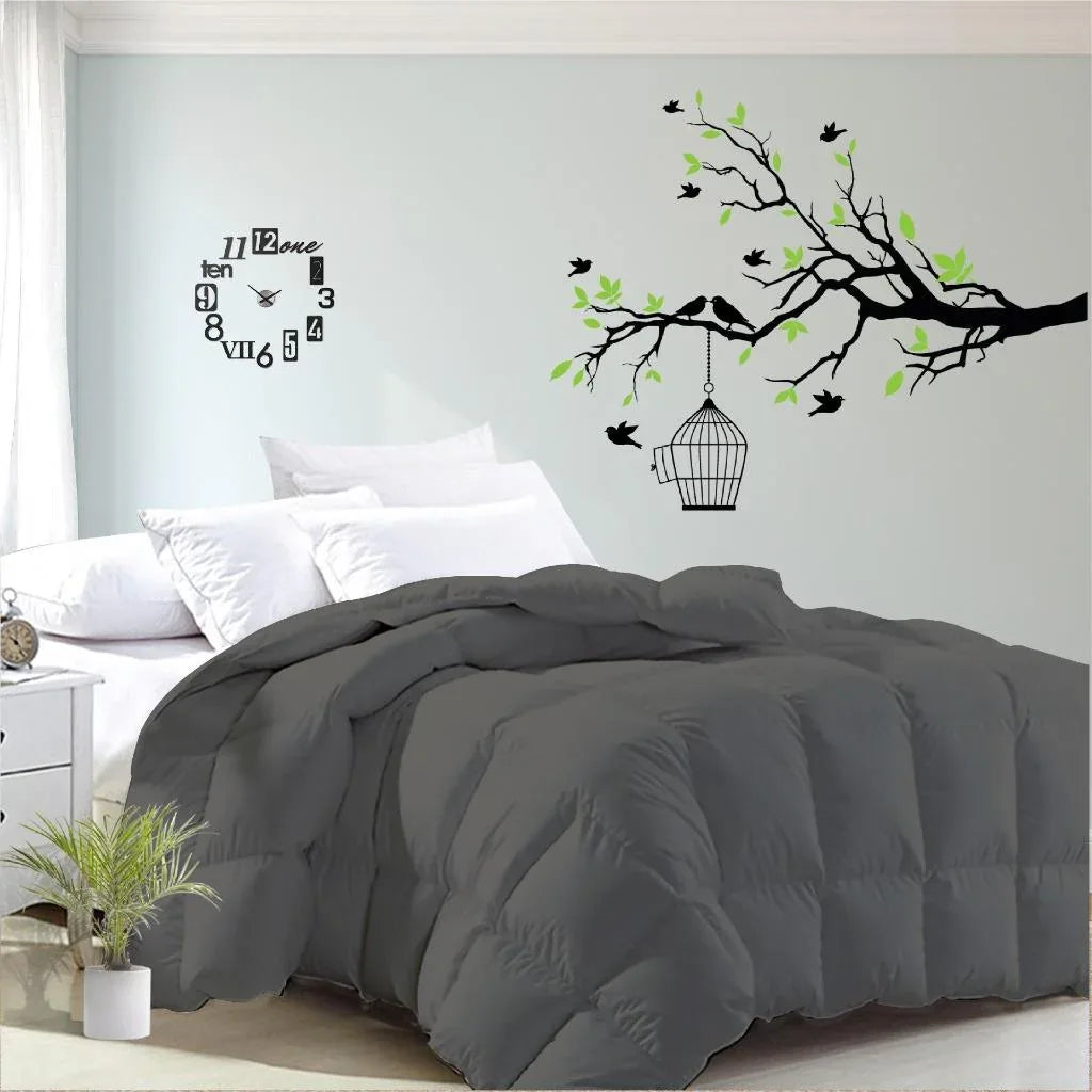 Luxor Australian Made Summer Grey 200GSM Bamboo Blend Quilt Single - Mekamart Australia