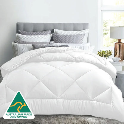 Luxor All Season Microfibre Quilt 400GSM (Single) (Made in Aus) - Mekamart Australia