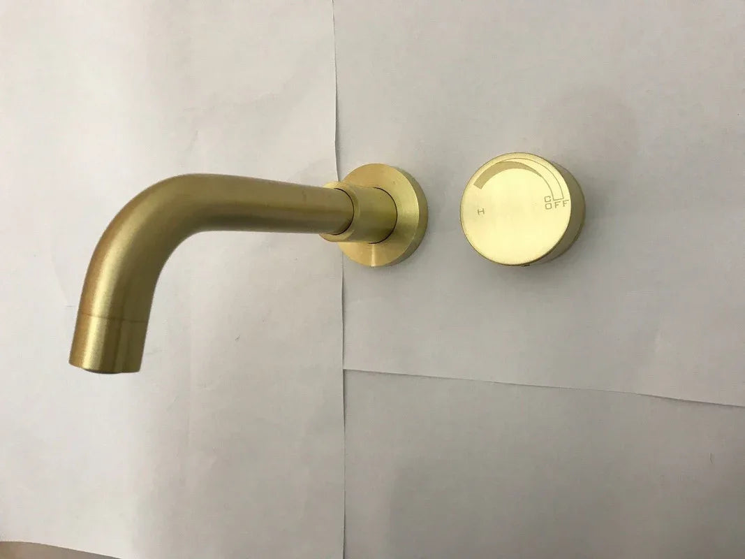 2020 shower Bath Burnished rose gold Gold Progressive Brass wall mixer tap faucet - Mekamart Australia
