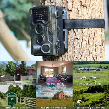8Mp Waterproof Trail Camera With Night Vision And Wide Angle Lcd - Mekamart Australia