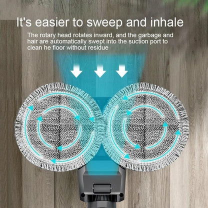 Electric Wet Dry Mopping Head with Water Tank for Dyson V15 - 6pcs Rag - Mekamart Australia