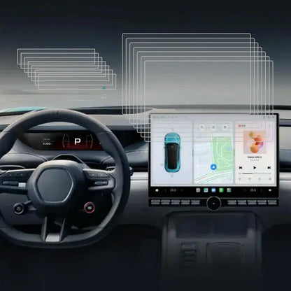 25-pack Tempered Glass Film for Car Navigator Protection - For Tesla Model 3 2024 - Mekamart Australia