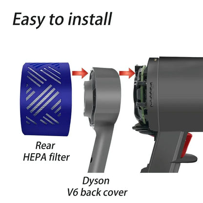Rear Motor Cover & Filter Set for Dyson V6 Vacuum - Mekamart Australia