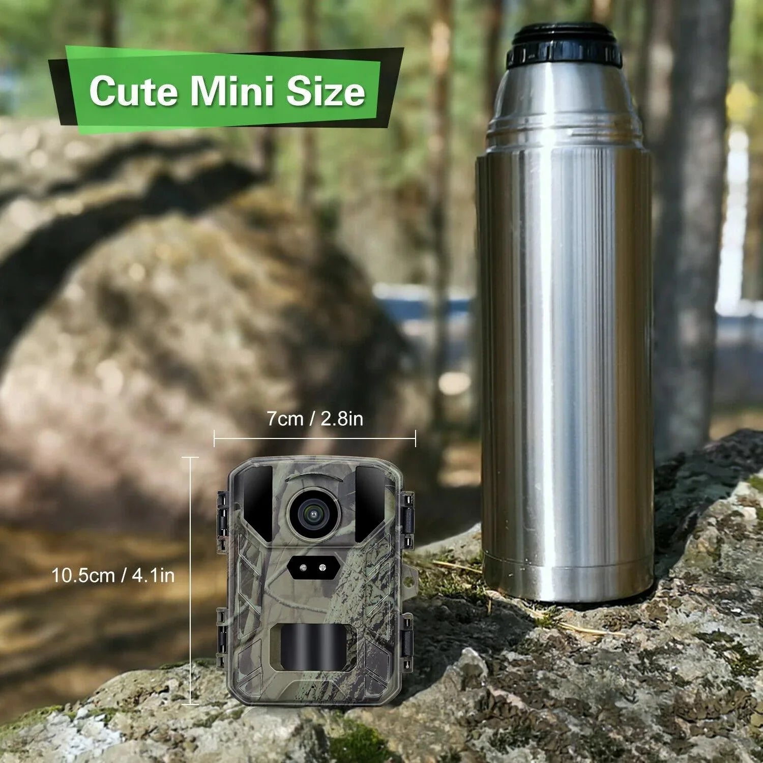 50mp / 4k Mini Wildlife Hunting Camera with Night Vision - Mekamart Australia