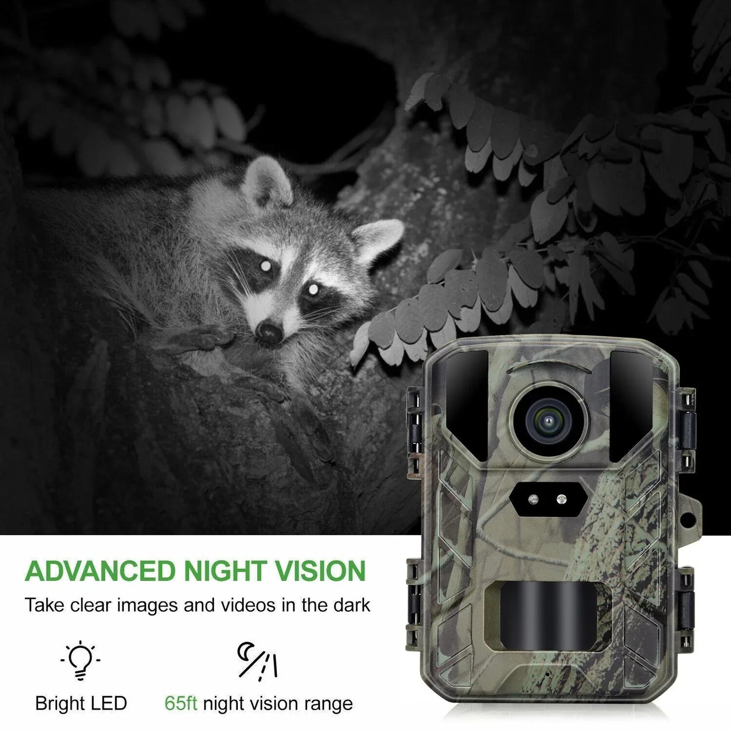 50mp / 4k Mini Wildlife Hunting Camera with Night Vision - Mekamart Australia