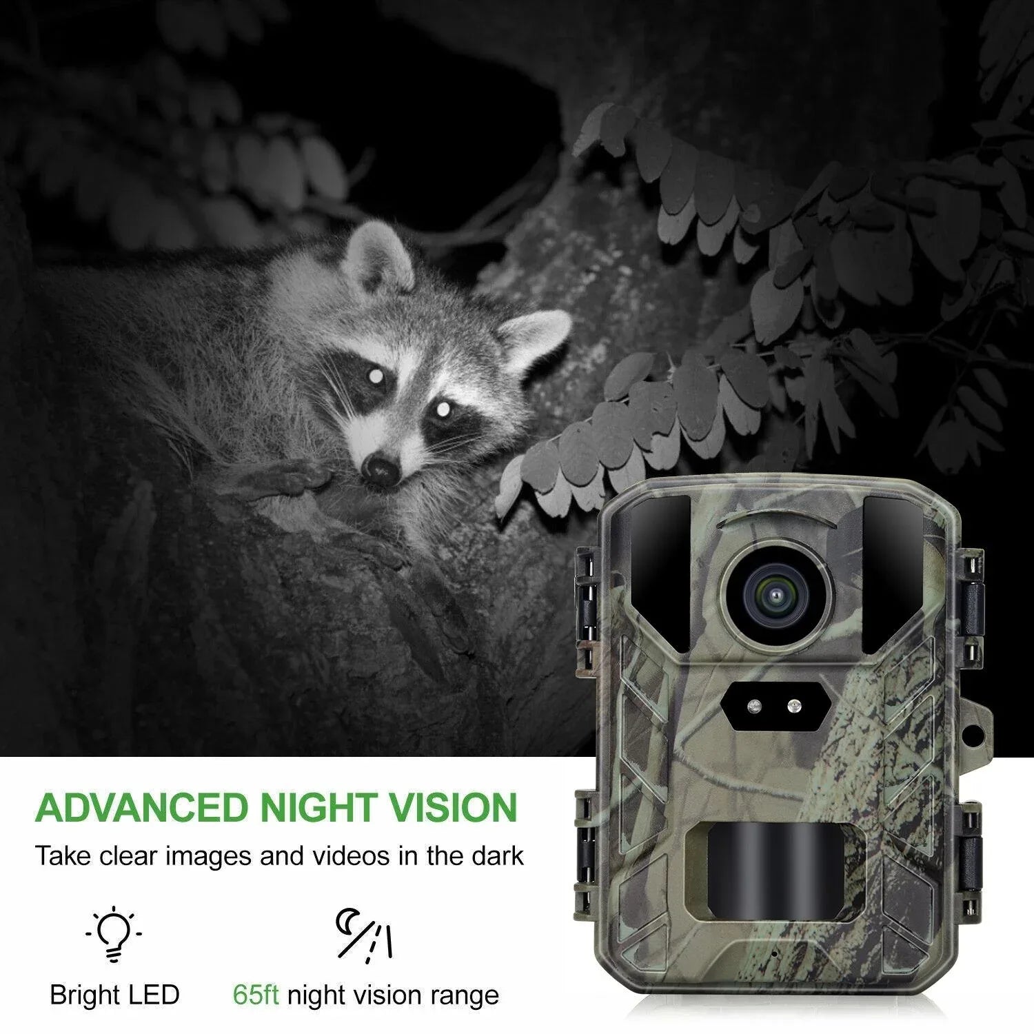 50mp / 4k Mini Wildlife Hunting Camera with Night Vision - Mekamart Australia