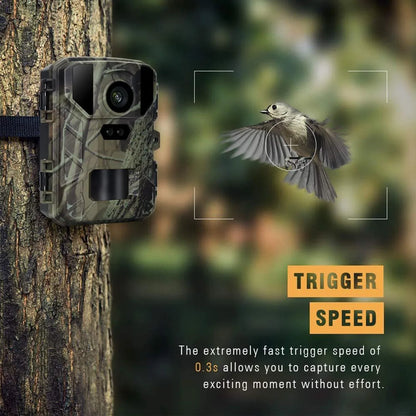50mp / 4k Mini Wildlife Hunting Camera with Night Vision - Mekamart Australia