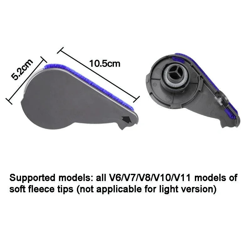 Soft Velvet Suction Head Side Cover for Dyson Vacuum Cleaners - Mekamart Australia