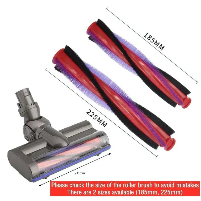 Roller Bar Brush Head for Dyson V6 Dc59 Dc62 Sv03 Vacuum Cleaner - 185Mm - Mekamart Australia