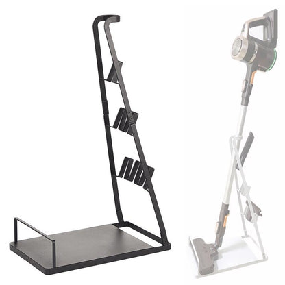 Universal Non-punch Vacuum Cleaner Floor Storage Bracket for Dyson - Black