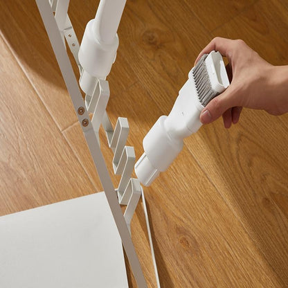 Universal Non-punch Vacuum Cleaner Floor Storage Bracket for Dyson - Black