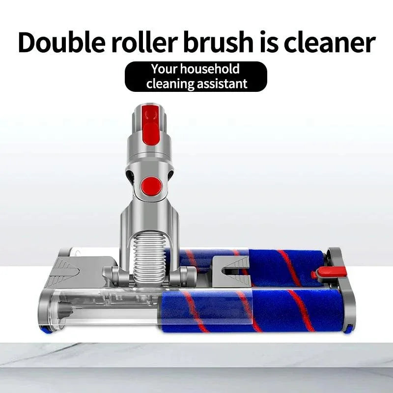 Universal Double Roller Floor Brush for Dyson V7 / V8 / V10 / V11 - Mekamart Australia