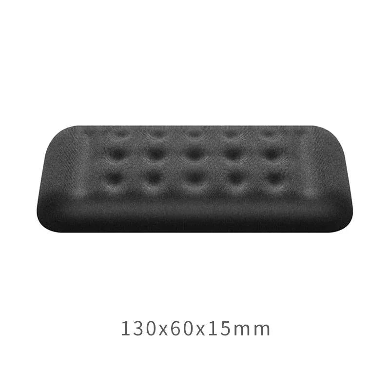 Memory Foam Wrist Rest & Mouse Pad Single Hand Black - Mekamart Australia