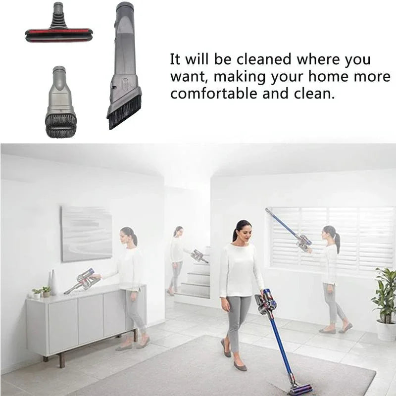 3-piece Replacement Brush Set for Dyson Vacuum Cleaner - Mekamart Australia