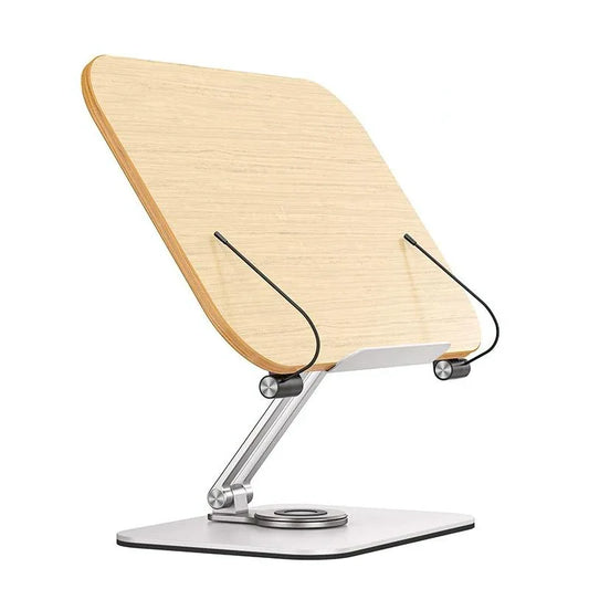 360-degree Rotating Desktop Bookshelf with Tablet Stand - Mekamart Australia