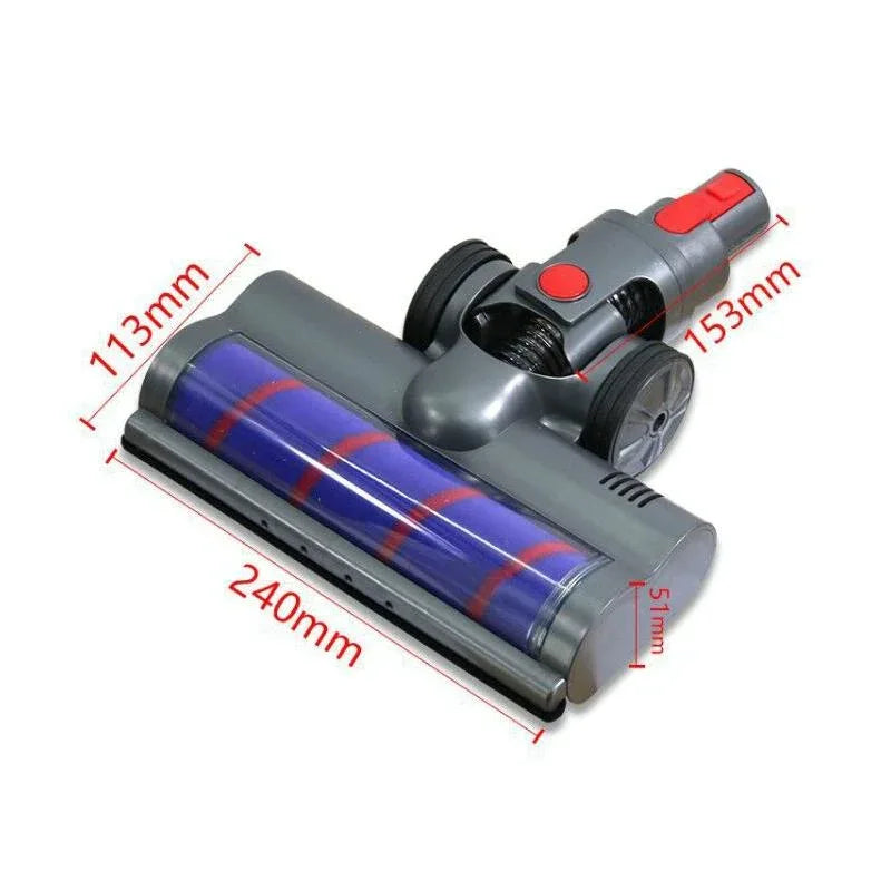 Soft Velvet Electric Floor Brush for Dyson V7 / V8 / V10 / V11 Vacuum Cleaners - Mekamart Australia