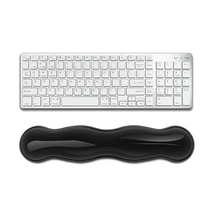 Large Green Silicone Keyboard Wrist Rest & Mouse Pad - Small Transparent Gray - Mekamart Australia