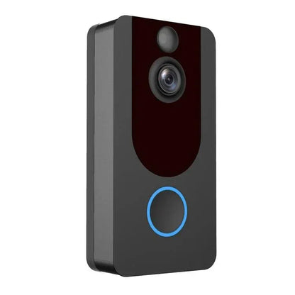1080P Full Hd Wifi Security Doorbell With Intercom And Weather Resistance - Mekamart Australia