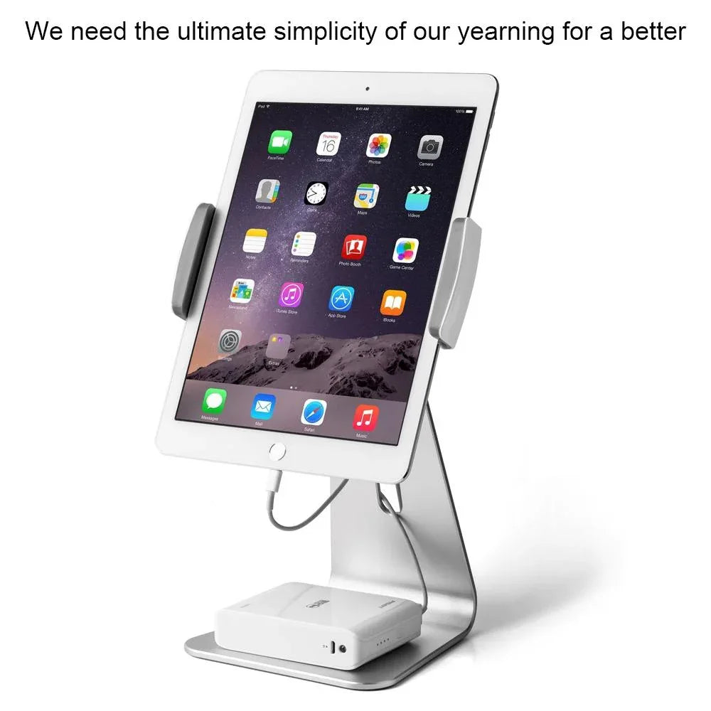 360 Degree Rotating Aluminum Tablet Stand - Universal 7-13 Inch - Mekamart Australia