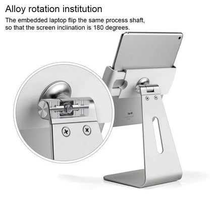360 Degree Rotating Aluminum Tablet Stand - Universal 7-13 Inch - Mekamart Australia