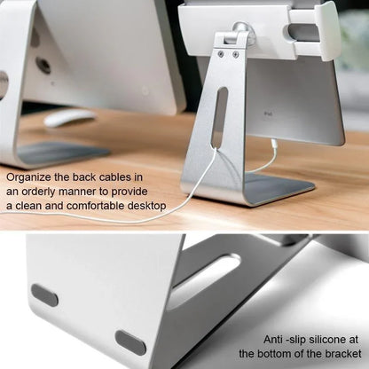 360 Degree Rotating Aluminum Tablet Stand - Universal 7-13 Inch - Mekamart Australia